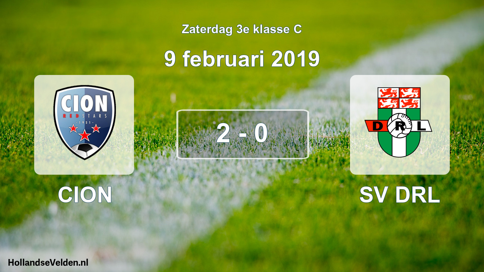 Total number of matches played: CION - SV DRL 2 - 0 (9 February 2019)