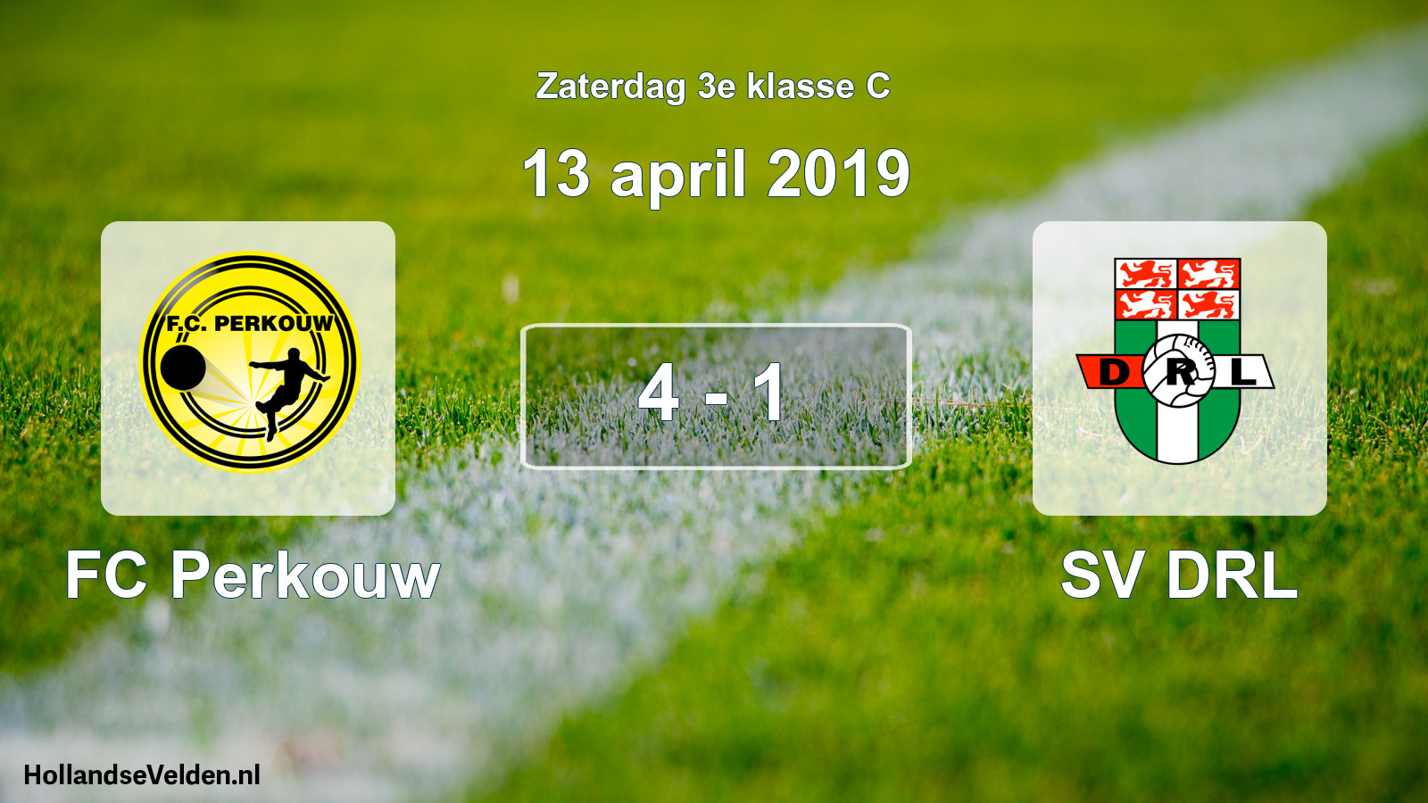 Total number of matches played: FC Perkouw - SV DRL 4 - 1 (13 April 2019)