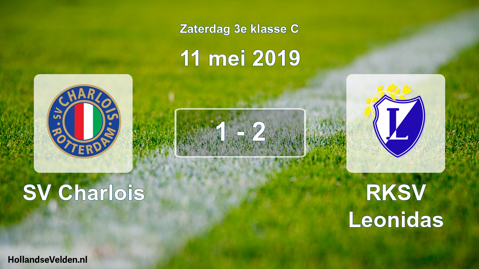 Total number of matches played: SV Charlois - RKSV Leonidas 1 - 2 (11 May 2019)