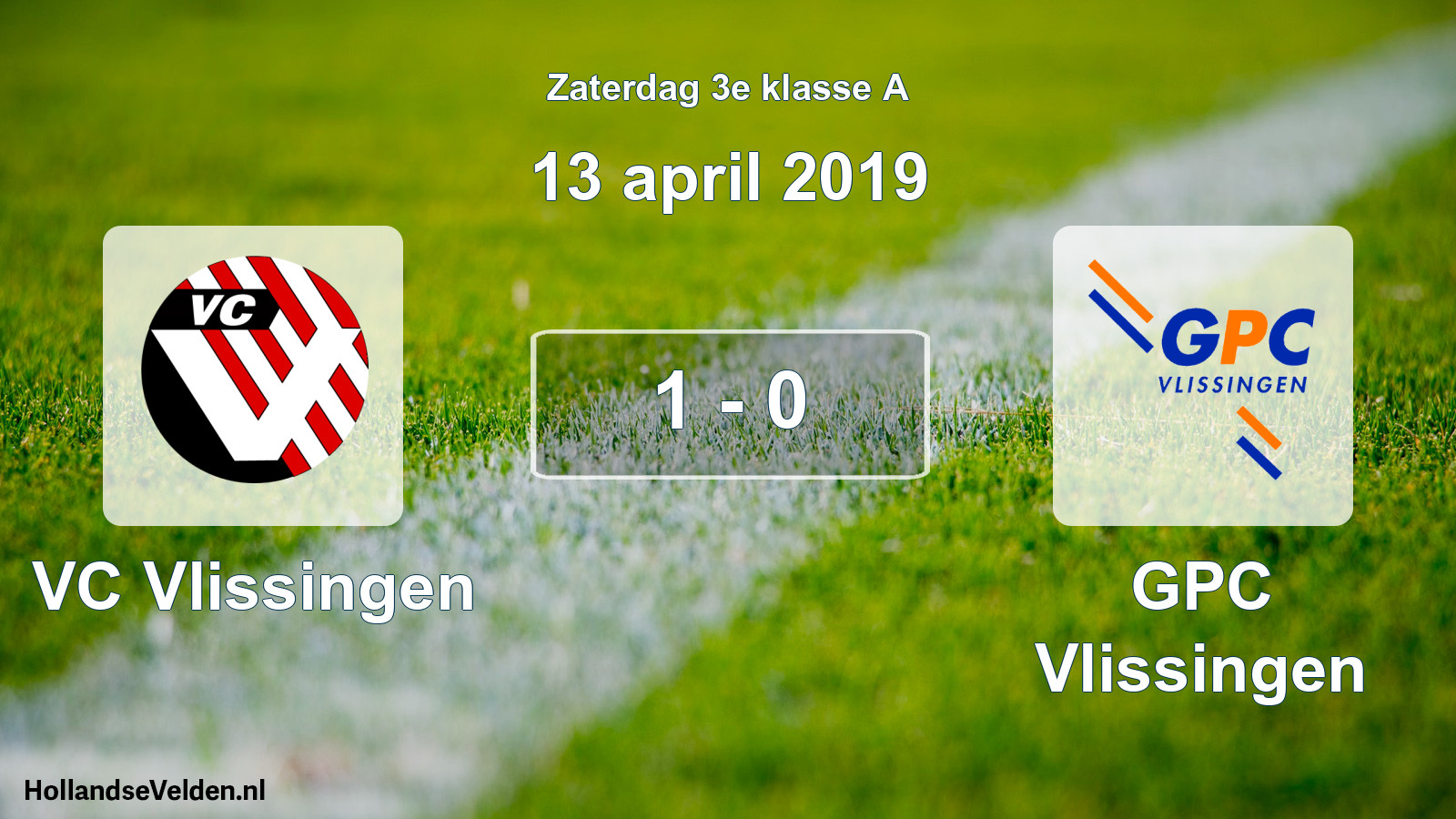 Total number of matches played: VC Vlissingen - GPC Vlissingen 1 - 0 (13 April 2019)
