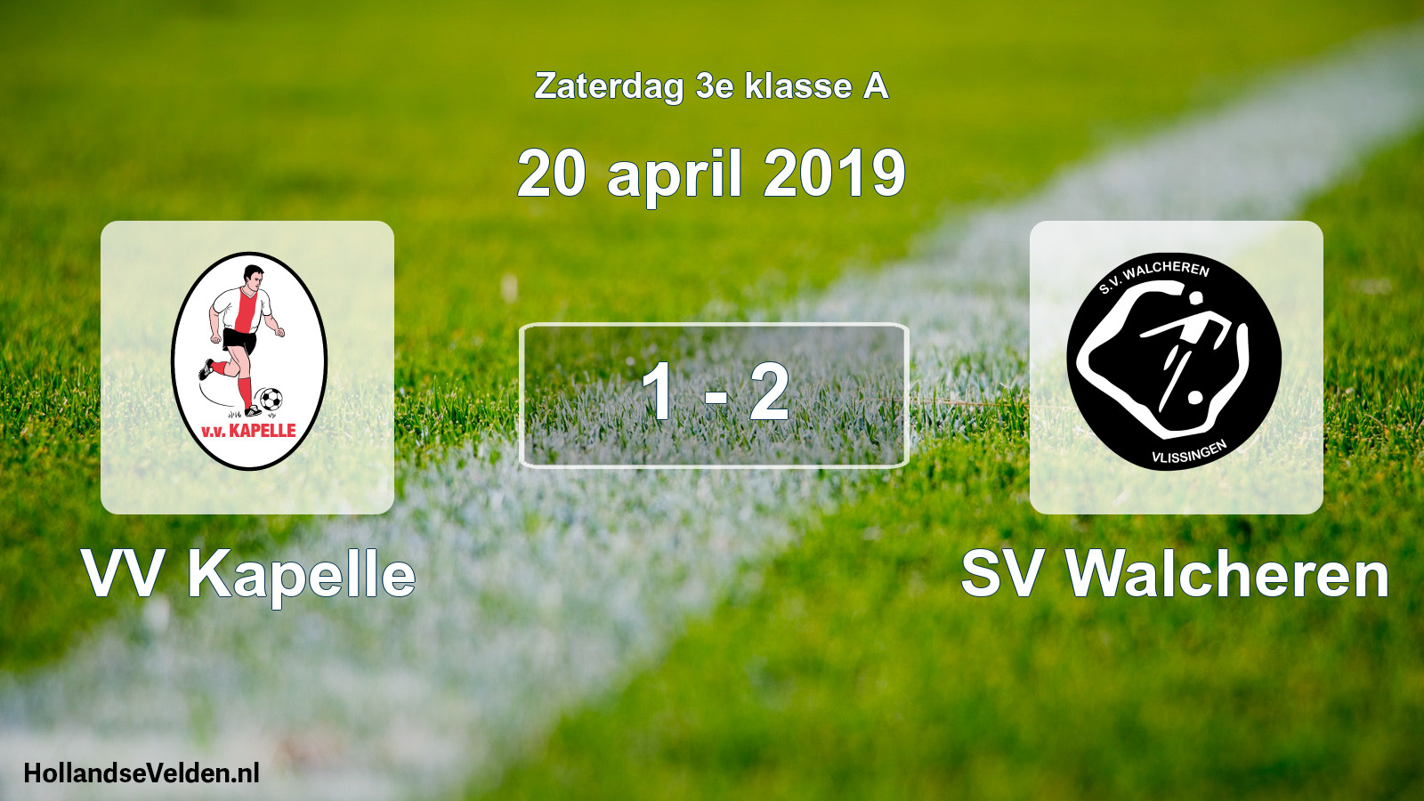 Total number of matches played: VV Kapelle - SV Walcheren 1 - 2 (20 April 2019)