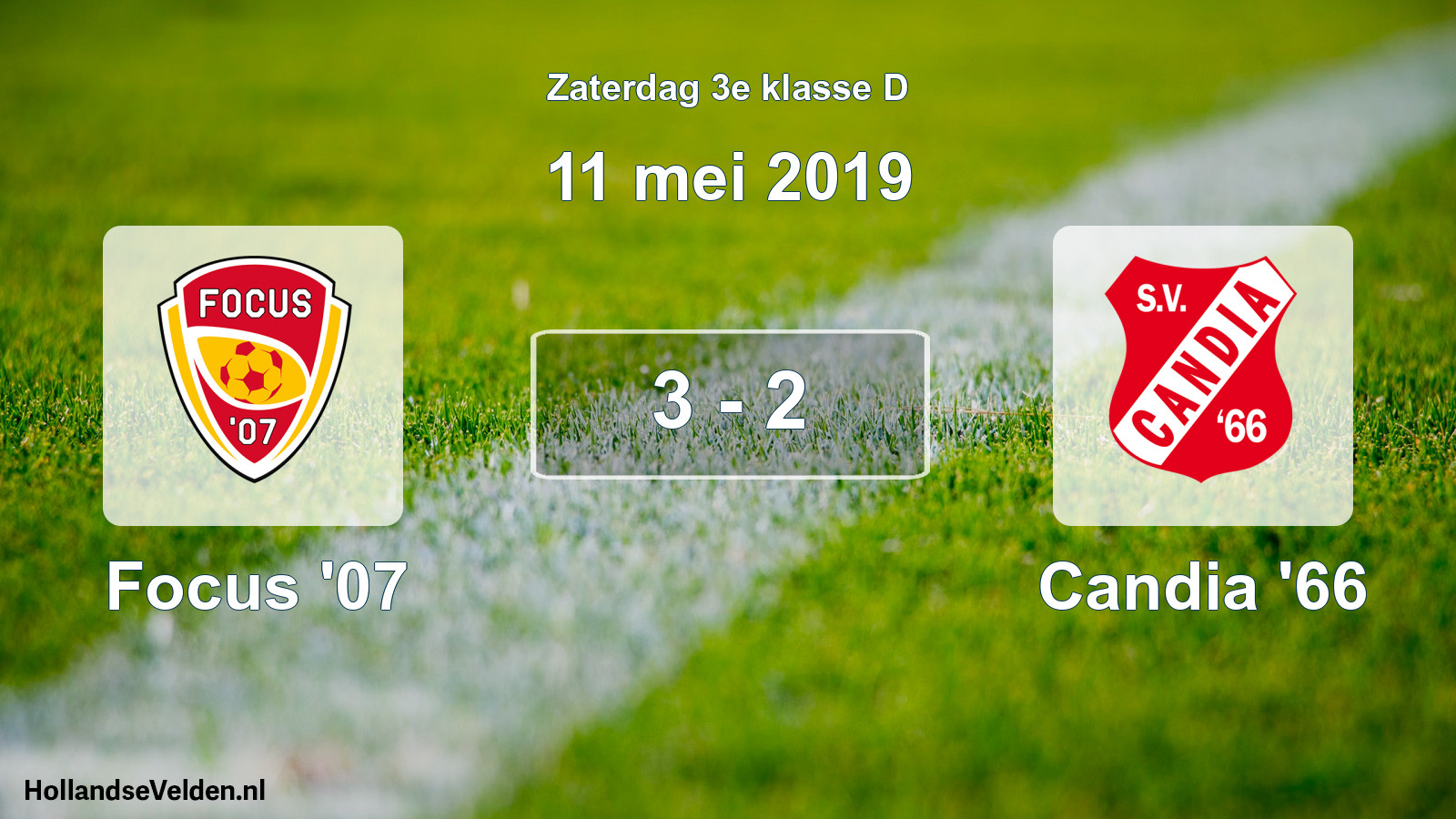 Total number of matches played: Focus '07 - Candia '66 3 - 2 (11 May 2019)