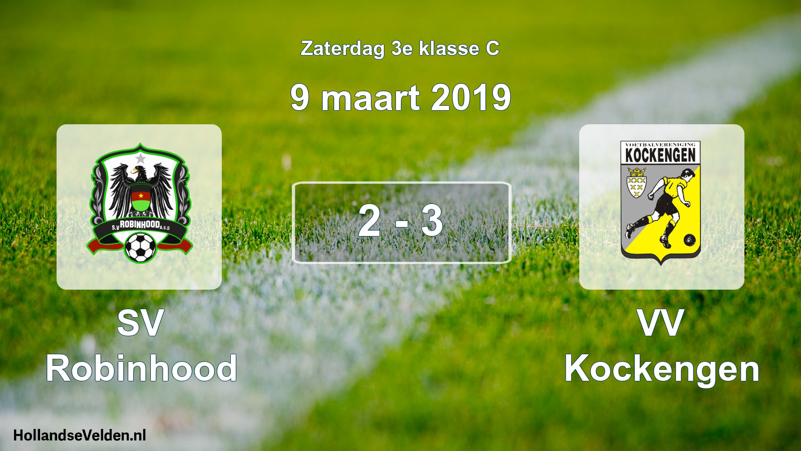 Total number of matches played: SV Robinhood - VV Kockengen 2 - 3 (9 March 2019)