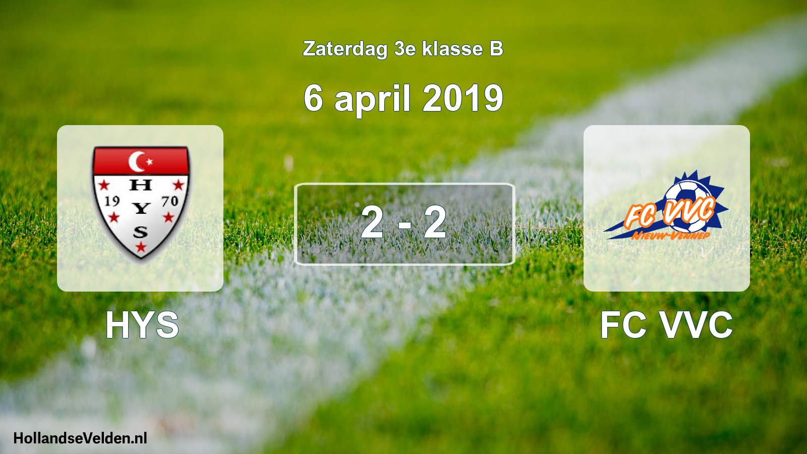 Total number of matches played: HYS - FC VVC 2 - 2 (6 April 2019)
