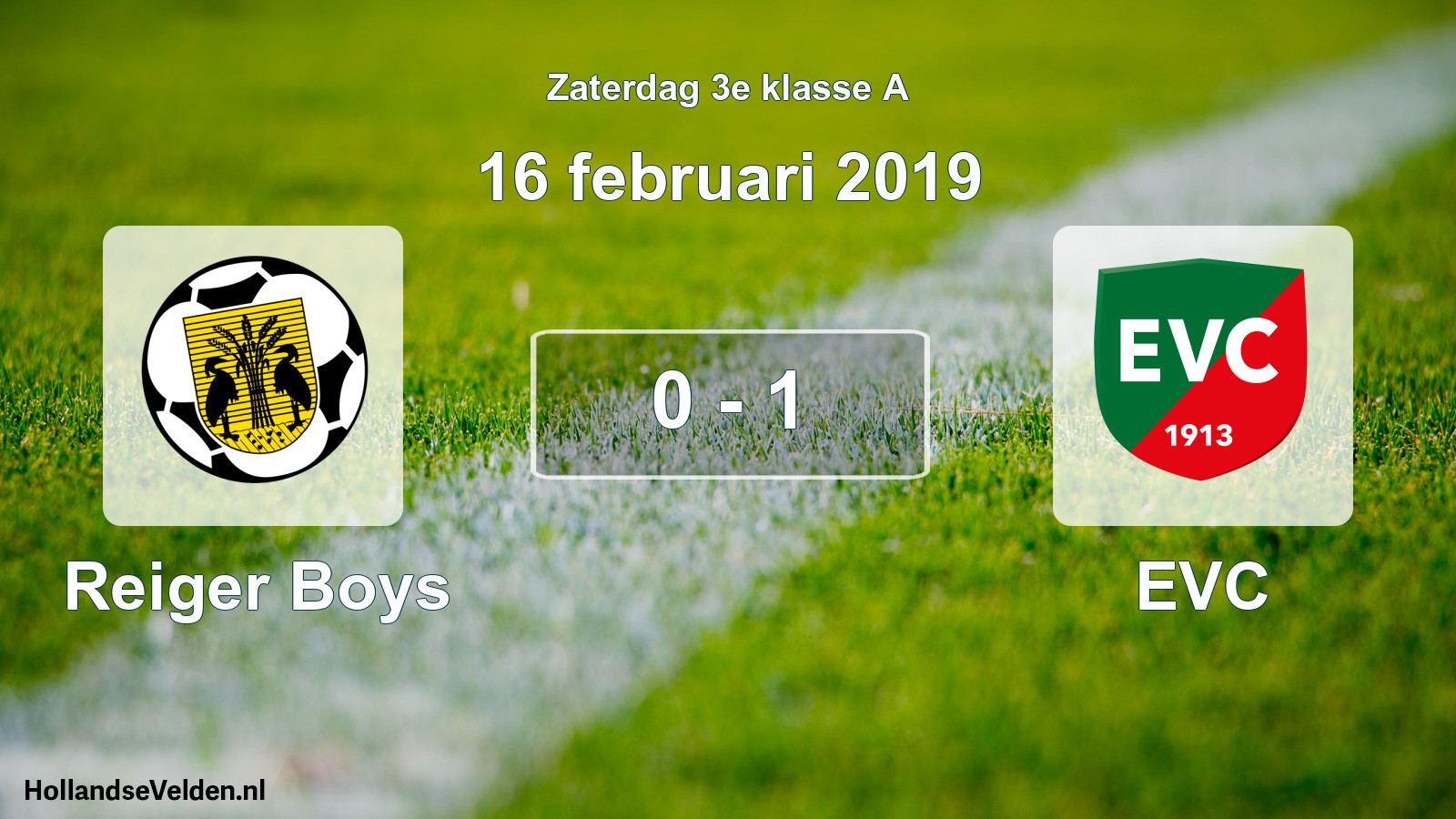 Total number of matches played: Reiger Boys - EVC 0 - 1 (16 February 2019)