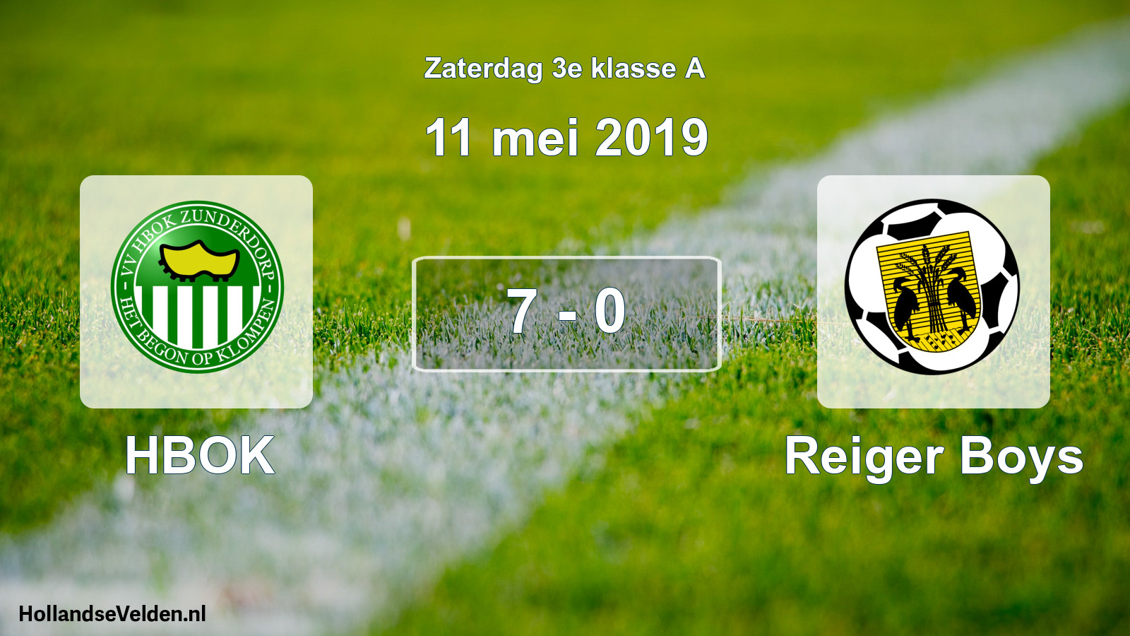 Total number of matches played: HBOK - Reiger Boys 7 - 0 (11 May 2019)