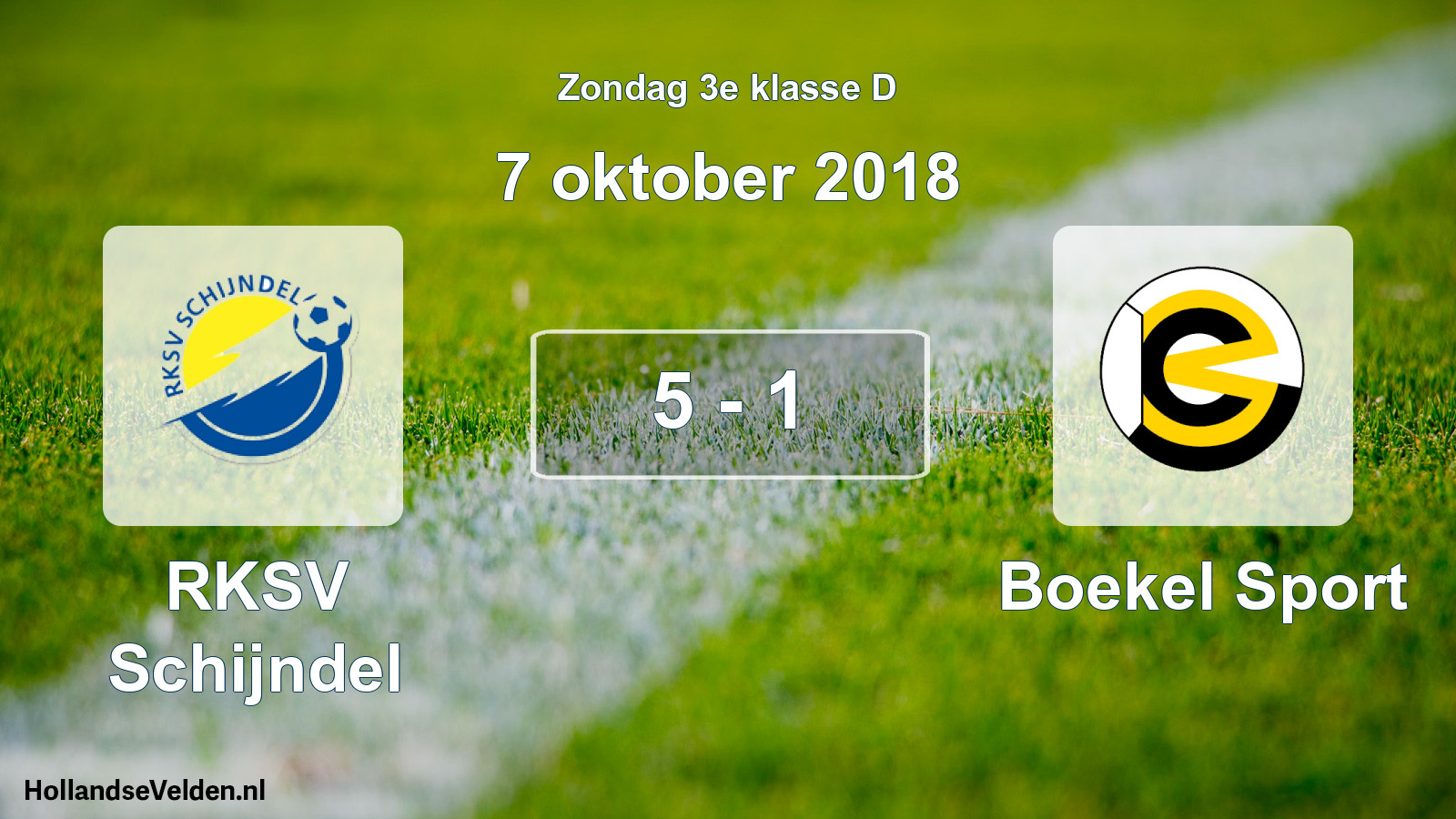 Total number of matches played: RKSV Schijndel - Boekel Sport 5 - 1 (7 October 2018)