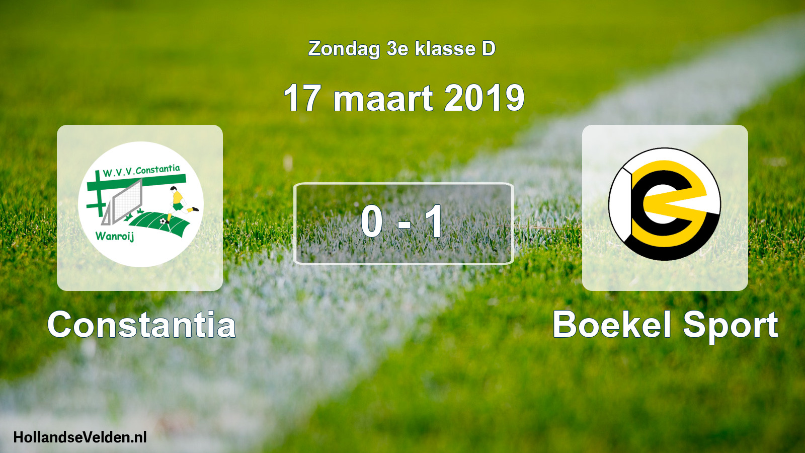 Total number of matches played: Constantia - Boekel Sport 0 - 1 (17 March 2019)