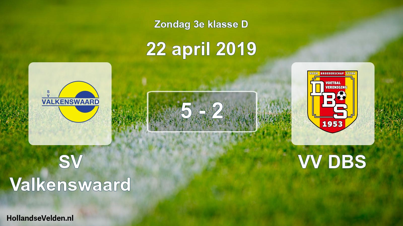Total number of matches played: SV Valkenswaard - VV DBS 5 - 2 (22 April 2019)