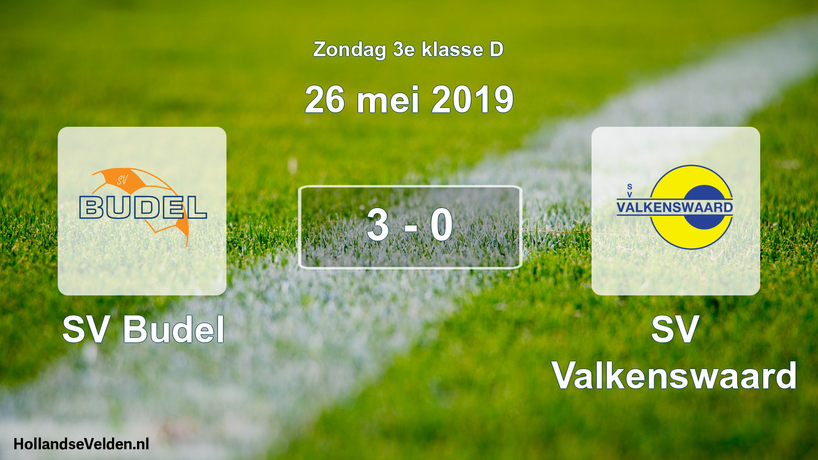 Total number of matches played: SV Budel - SV Valkenswaard 3 - 0 (26 May 2019)