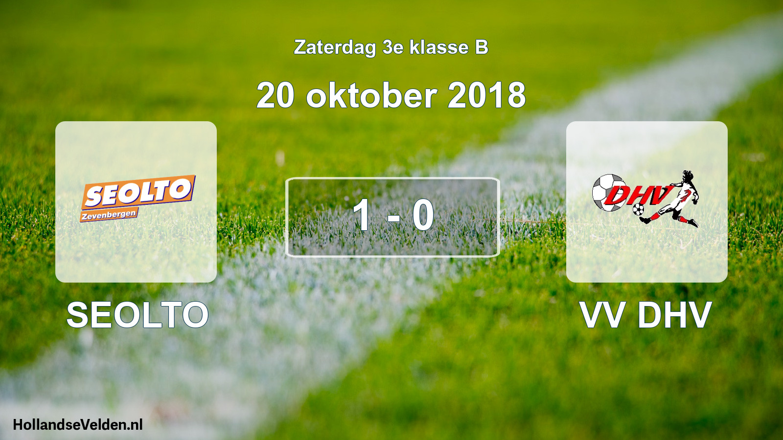 Total number of matches played: SEOLTO - VV DHV 1 - 0 (20 October 2018)