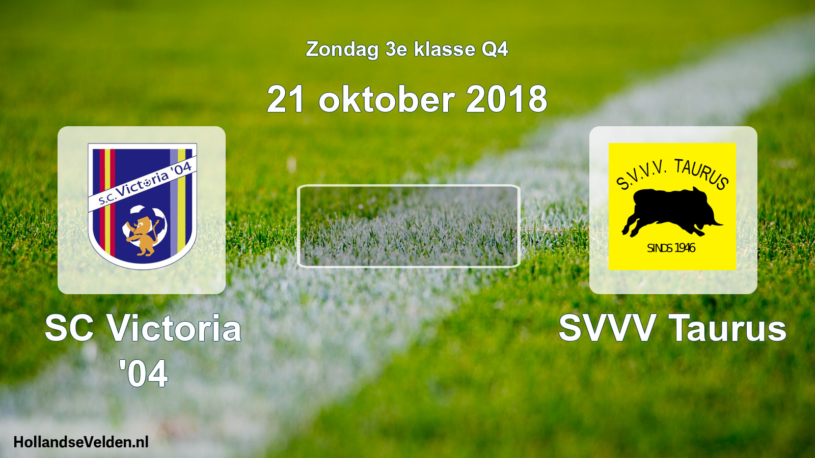 Scheduled Match: SC Victoria '04 - SVVV Taurus (21 October 2018)
