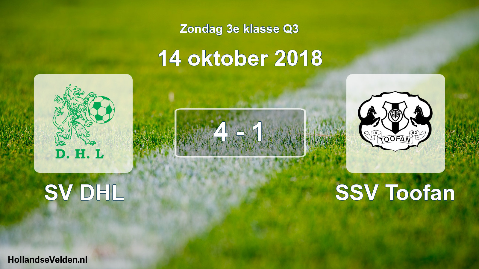 Total number of matches played: SV DHL - SSV Toofan 4 - 1 (14 October 2018)