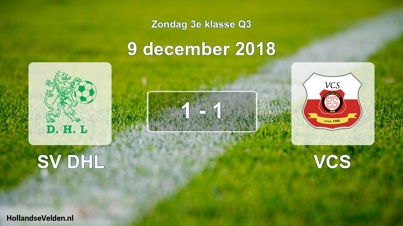 Total number of matches played: SV DHL - VCS 1 - 1 (9 December 2018)