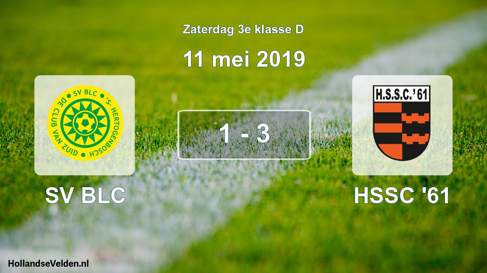 Total number of matches played: SV BLC - HSSC '61 1 - 3 (11 May 2019)