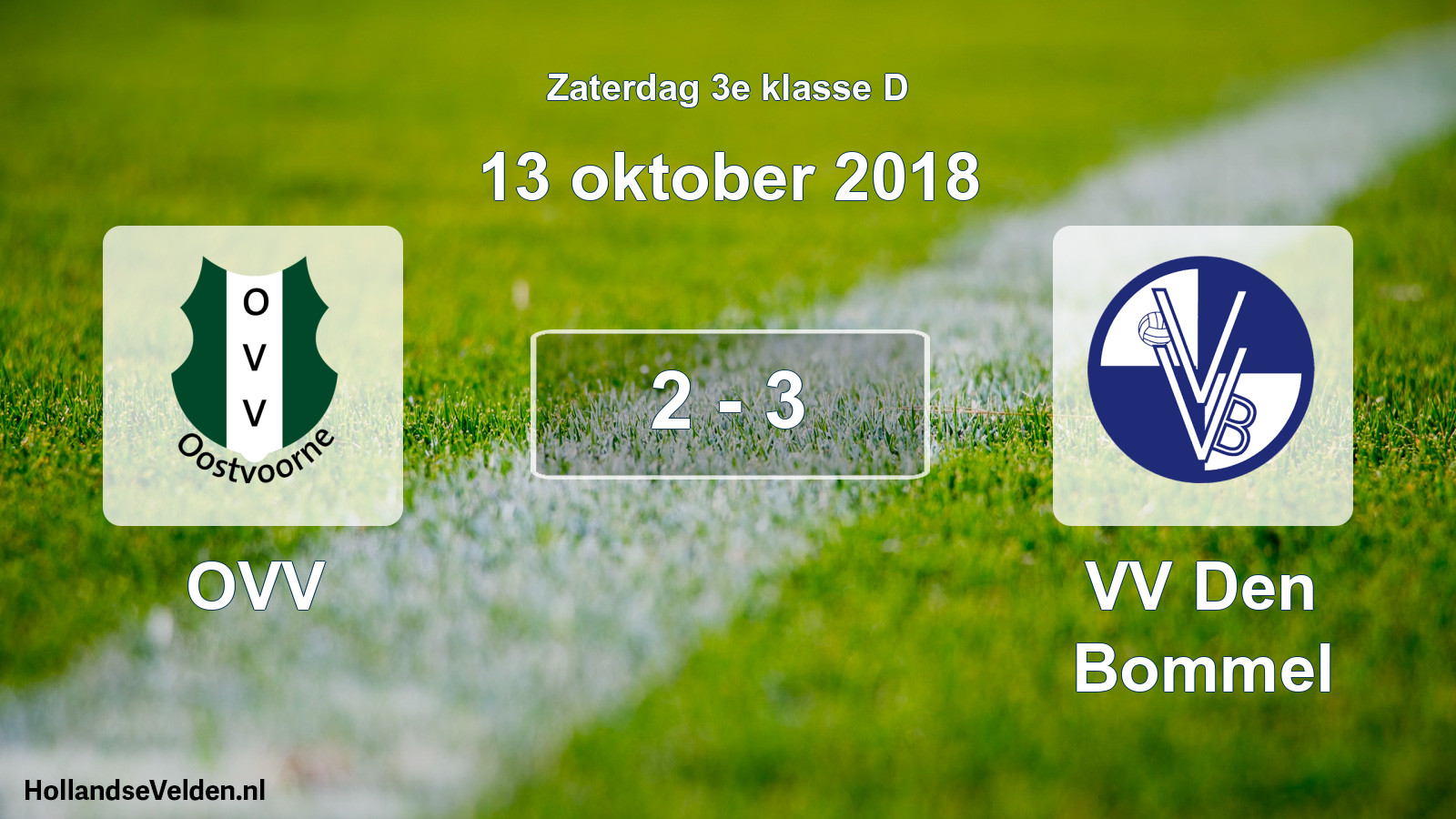 Total number of matches played: OVV - VV Den Bommel 2 - 3 (13 October 2018)