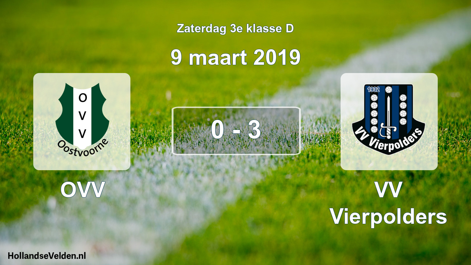 Total number of matches played: OVV - VV Vierpolders 0 - 3 (9 March 2019)