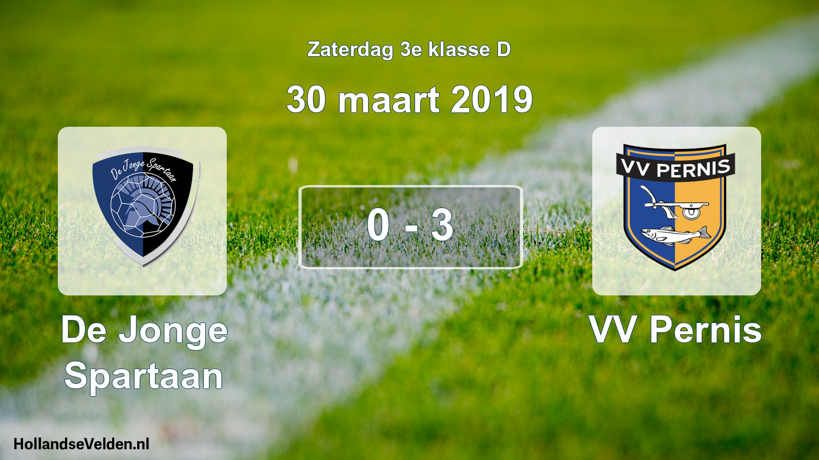 Total number of matches played: De Jonge Spartaan - VV Pernis 0 - 3 (30 March 2019)