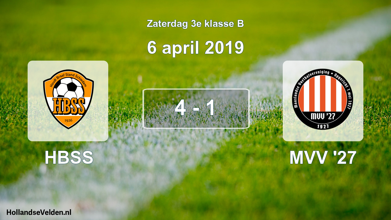 Total number of matches played: HBSS - MVV '27 4 - 1 (6 April 2019)