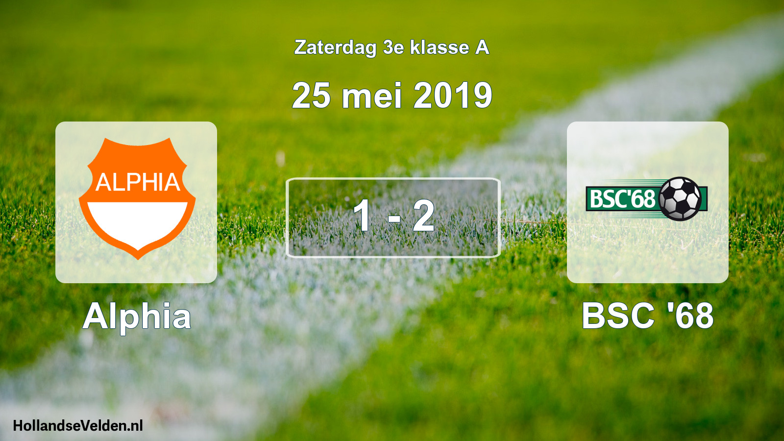 Total number of matches played: Alphia - BSC '68 1 - 2 (25 May 2019)