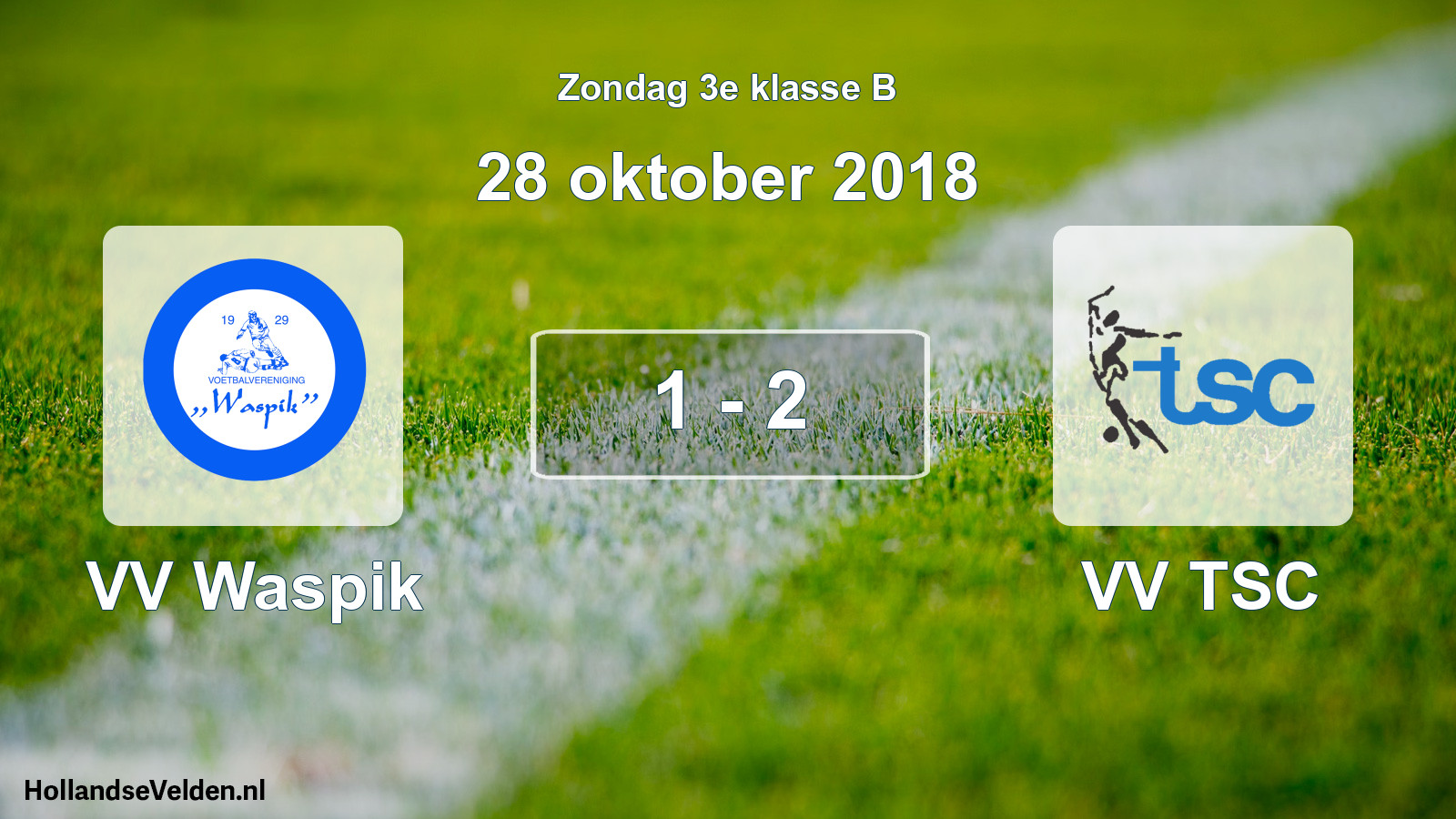 Total number of matches played: VV Waspik - VV TSC 1 - 2 (28 October 2018)