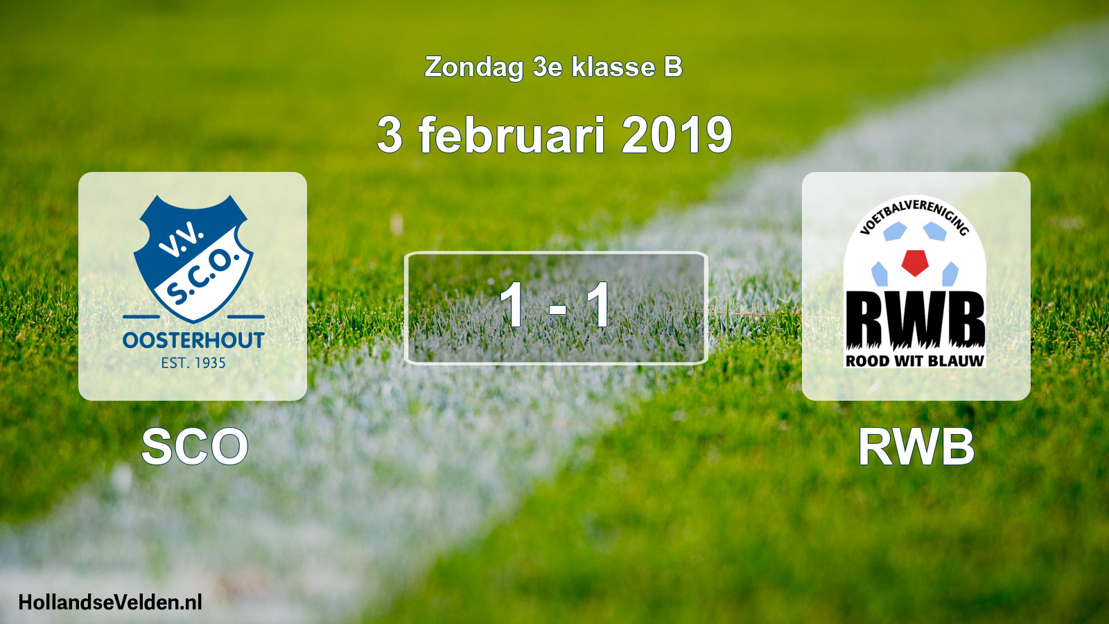 Total number of matches played: SCO - RWB 1 - 1 (3 February 2019)