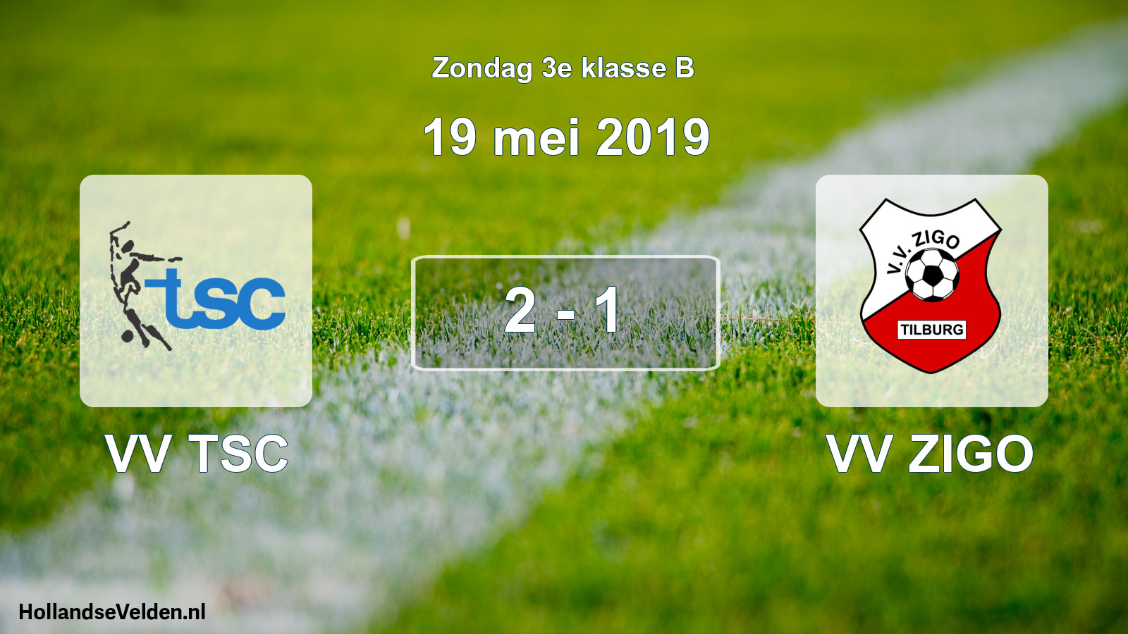 Total number of matches played: VV TSC - VV ZIGO 2 - 1 (19 May 2019)