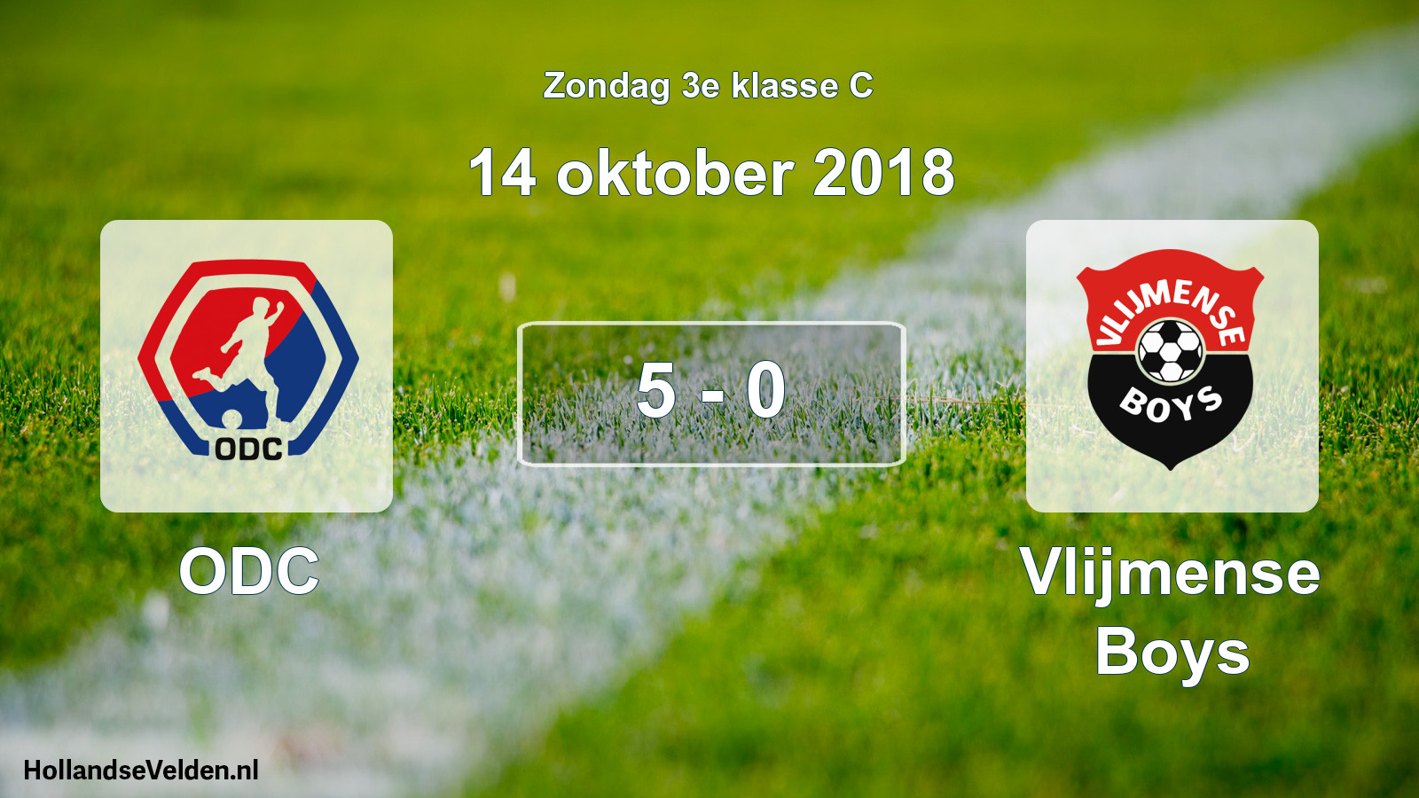 Total number of matches played: ODC - Vlijmense Boys 5 - 0 (14 October 2018)