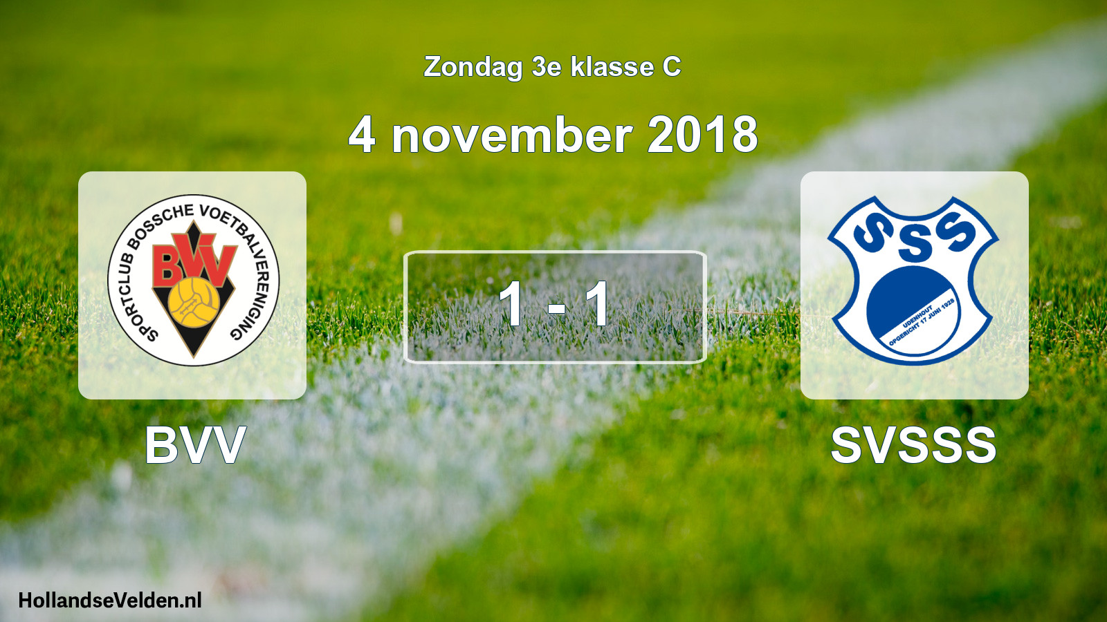 Total number of matches played: BVV - SVSSS 1 - 1 (4 November 2018)