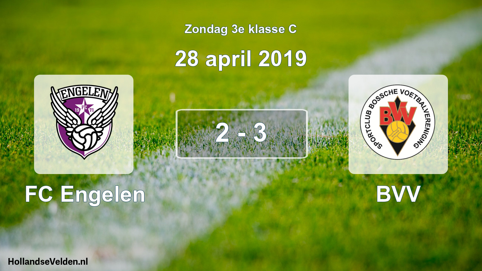 Total number of matches played: FC Engelen - BVV 2 - 3 (28 April 2019)