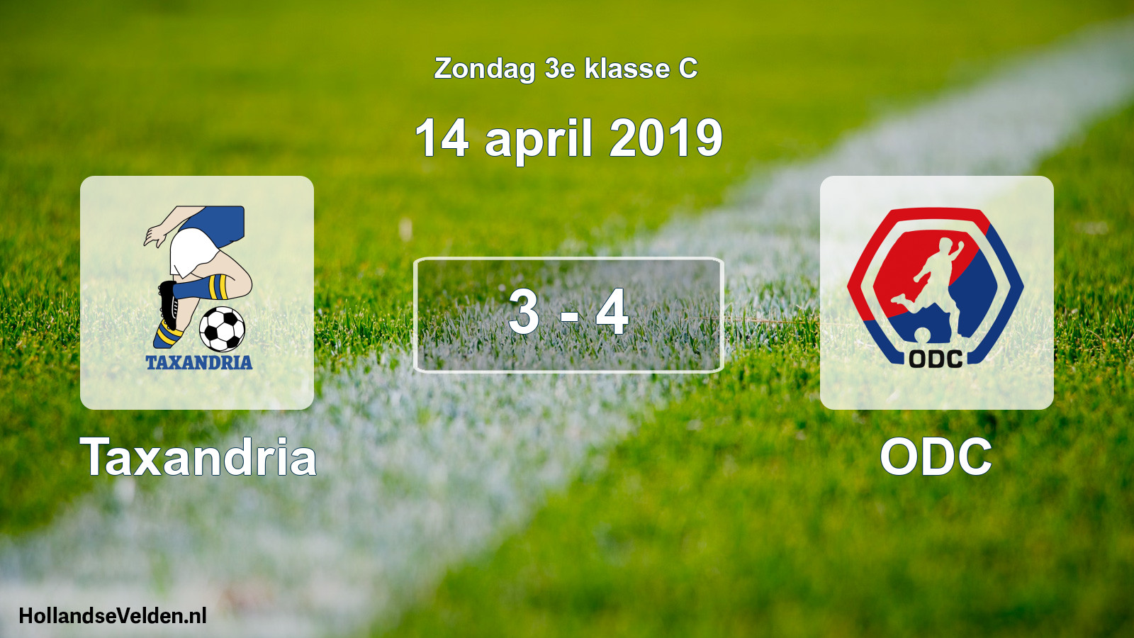 Total number of matches played: Taxandria - ODC 3 - 4 (14 April 2019)