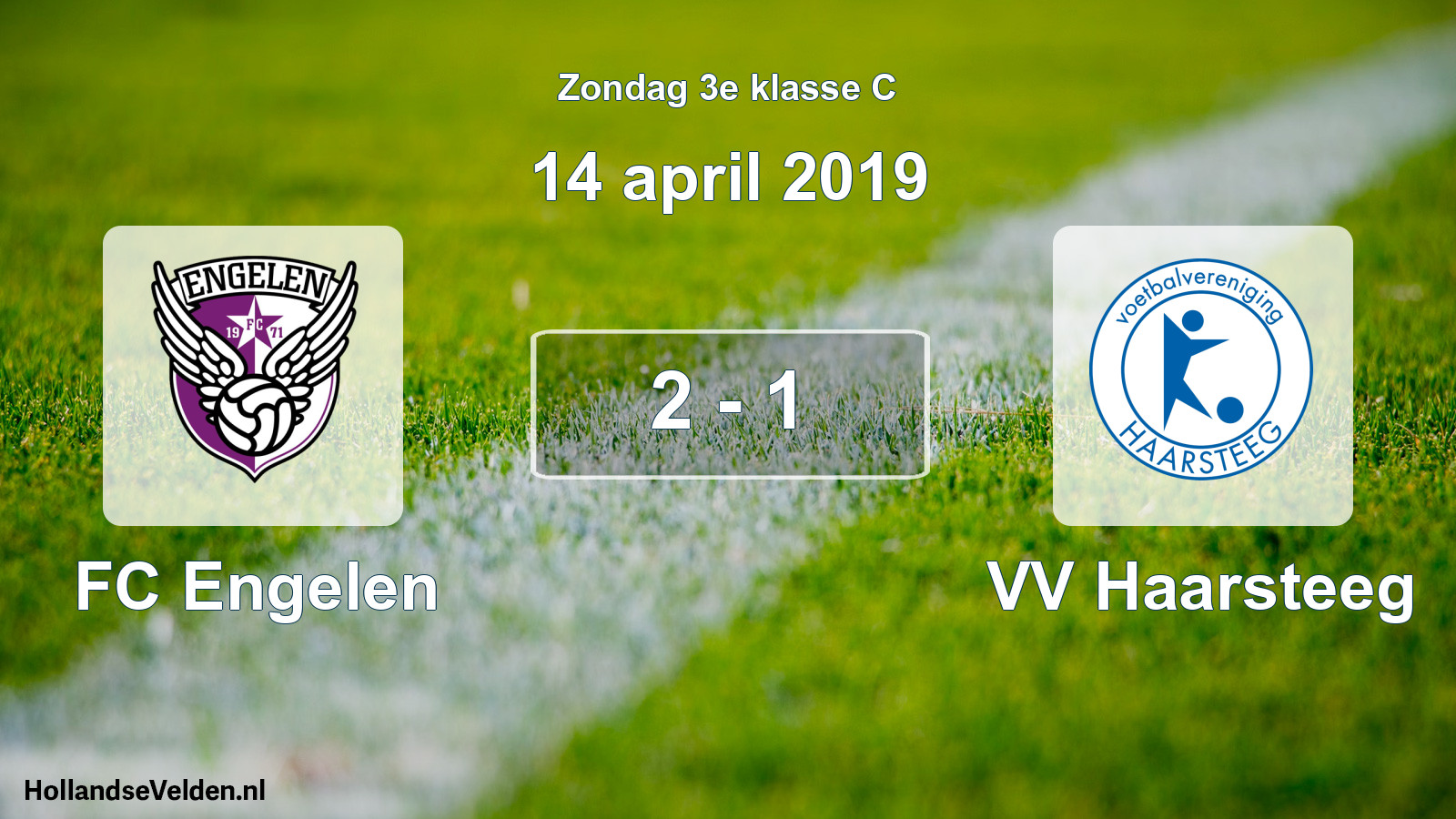 Total number of matches played: FC Engelen - VV Haarsteeg 2 - 1 (14 April 2019)