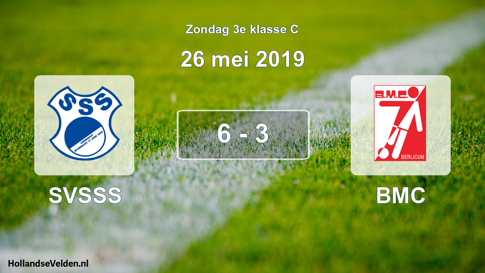 Total number of matches played: SVSSS - BMC 6 - 3 (26 May 2019)