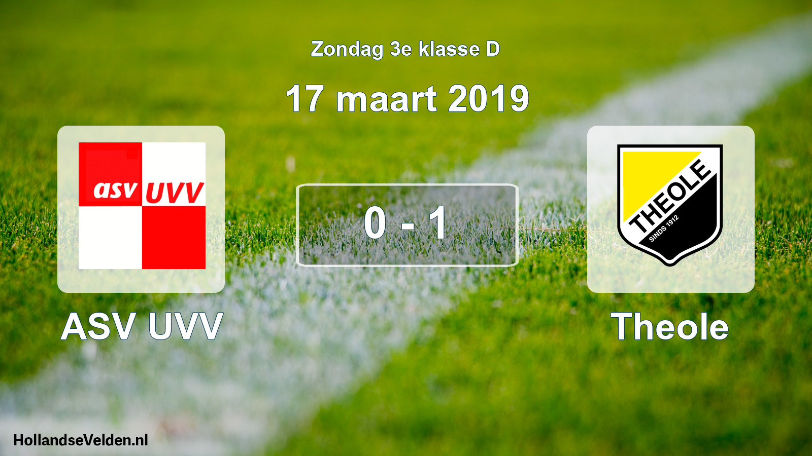Total number of matches played: ASV UVV - Theole 0 - 1 (17 March 2019)