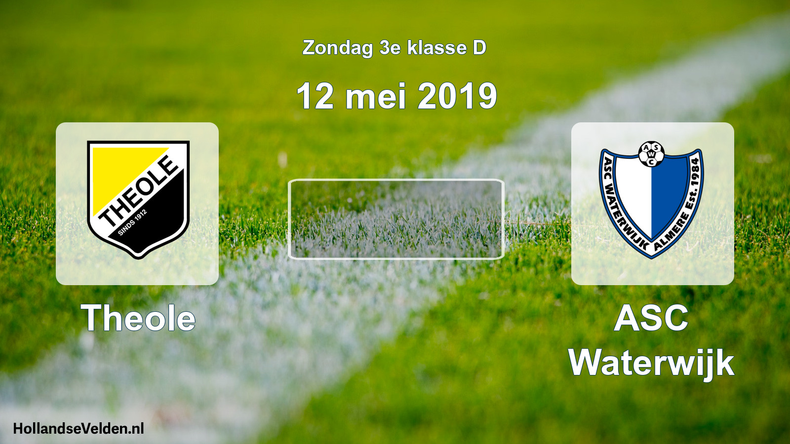Scheduled Match: Theole - ASC Waterwijk (12 May 2019)