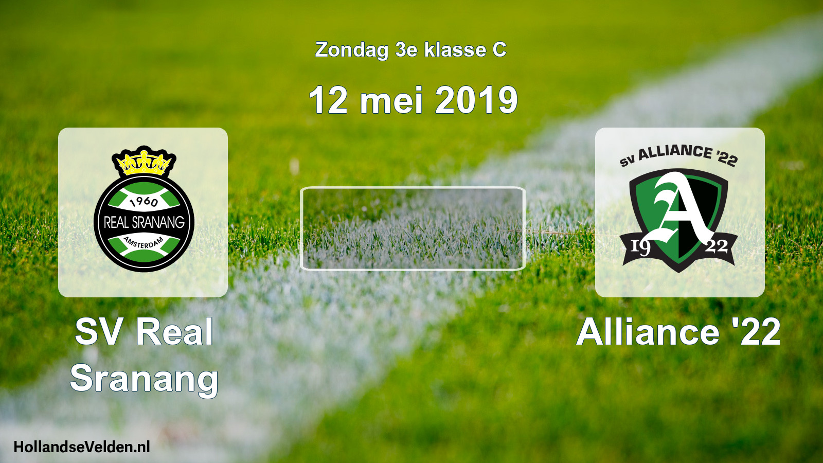 Scheduled Match: SV Real Sranang - Alliance '22 (12 May 2019)