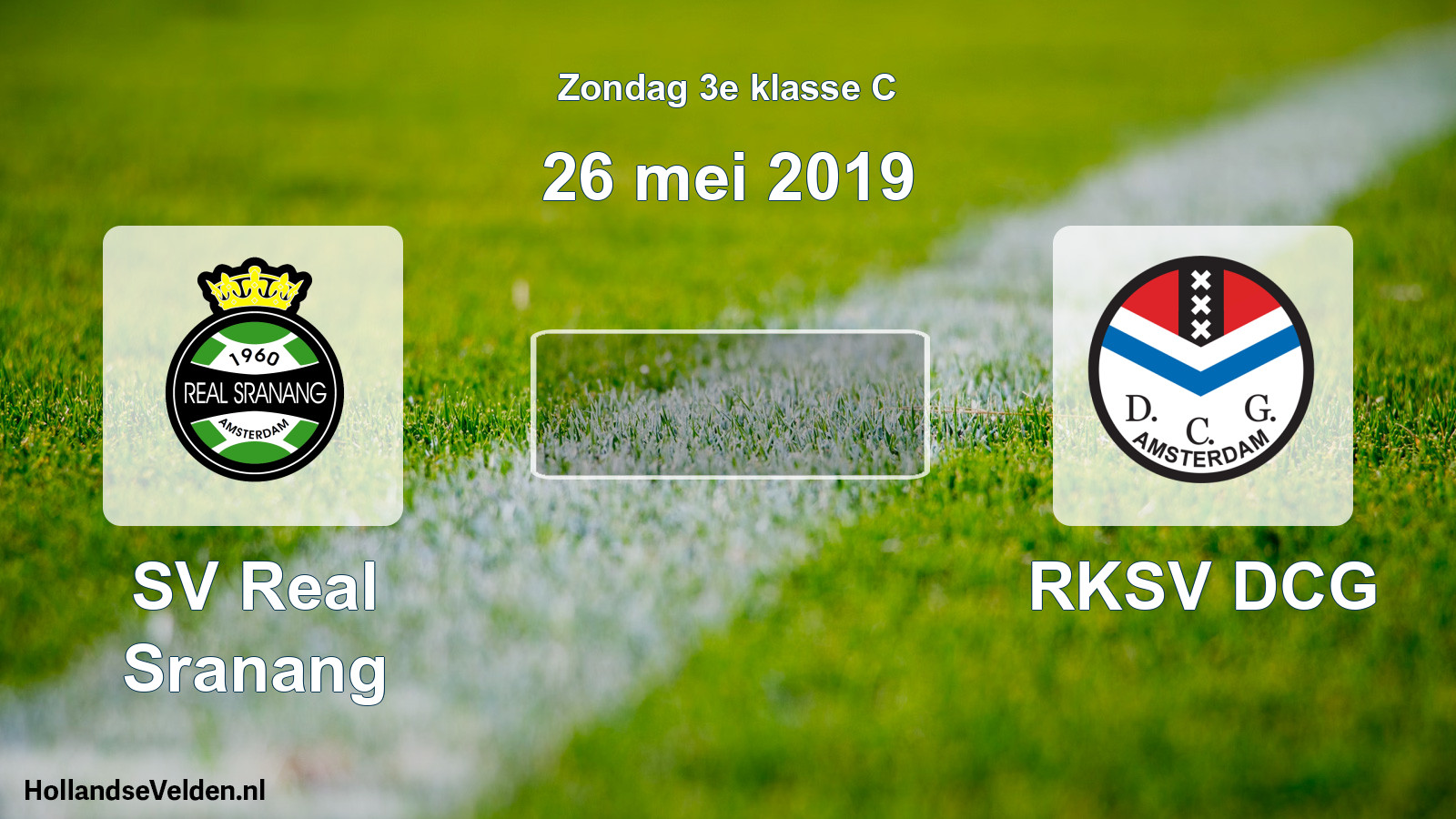 Scheduled Match: SV Real Sranang - RKSV DCG (26 May 2019)