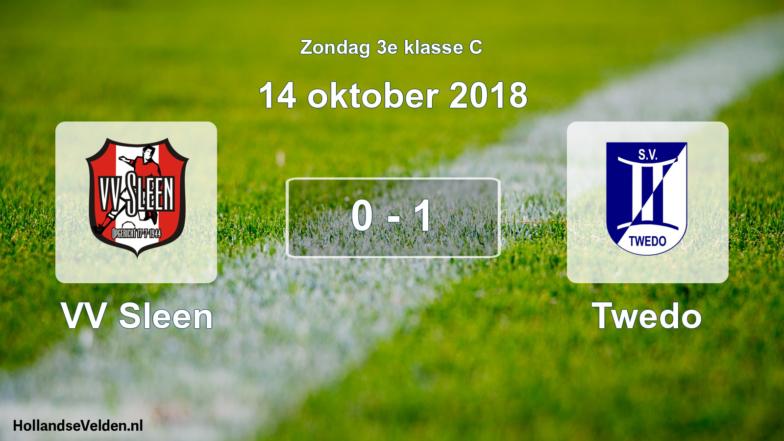 Total number of matches played: VV Sleen - Twedo 0 - 1 (14 October 2018)