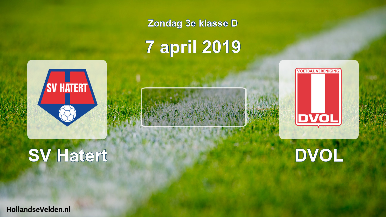 Scheduled Match: SV Hatert - DVOL (7 April 2019)