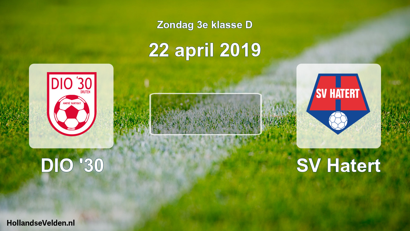 Scheduled Match: DIO '30 - SV Hatert (22 April 2019)