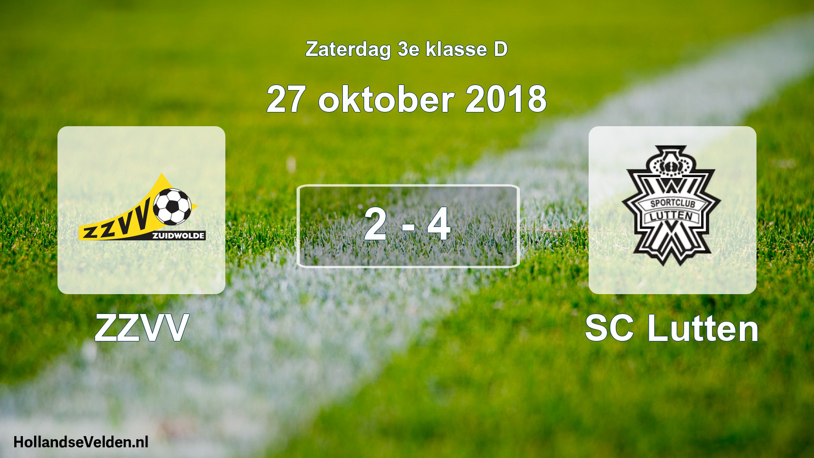 Total number of matches played: ZZVV - SC Lutten 2 - 4 (27 October 2018)