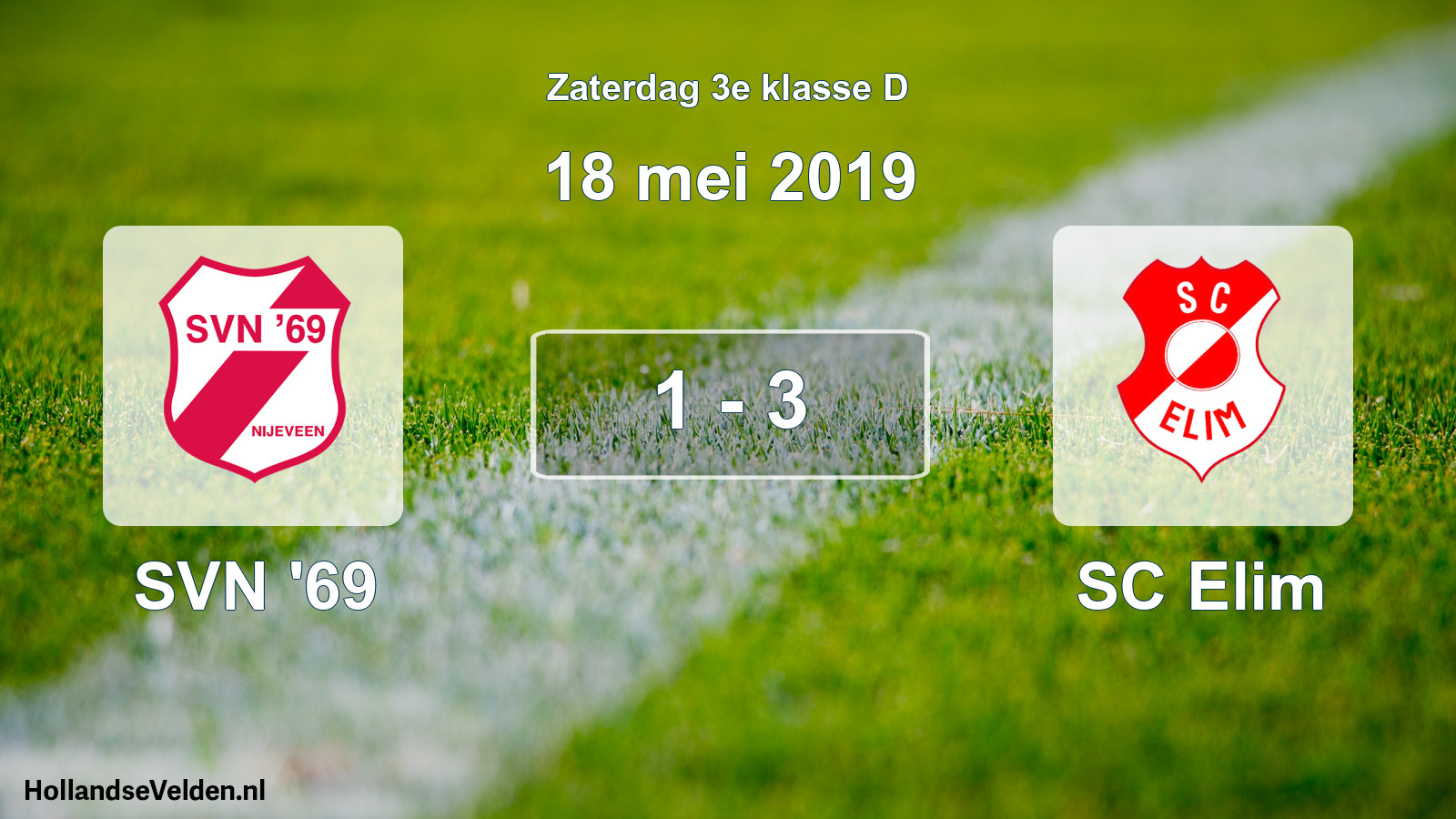 Total number of matches played: SVN '69 - SC Elim 1 - 3 (18 May 2019)