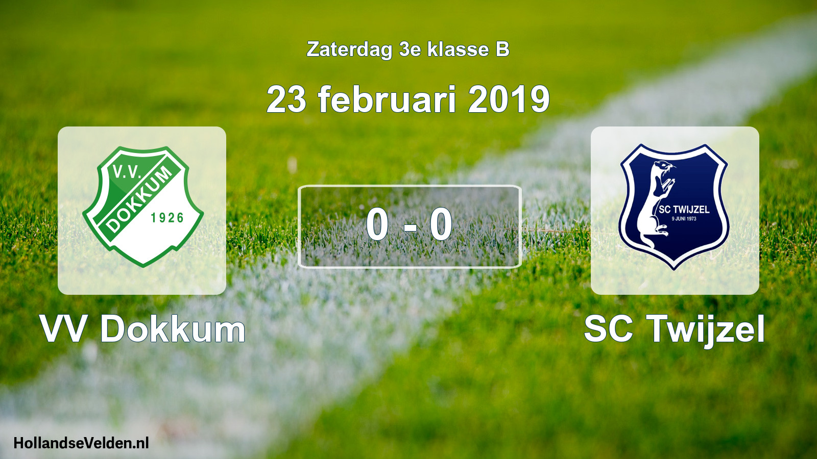 Total number of matches played: VV Dokkum - SC Twijzel 0 - 0 (23 February 2019)
