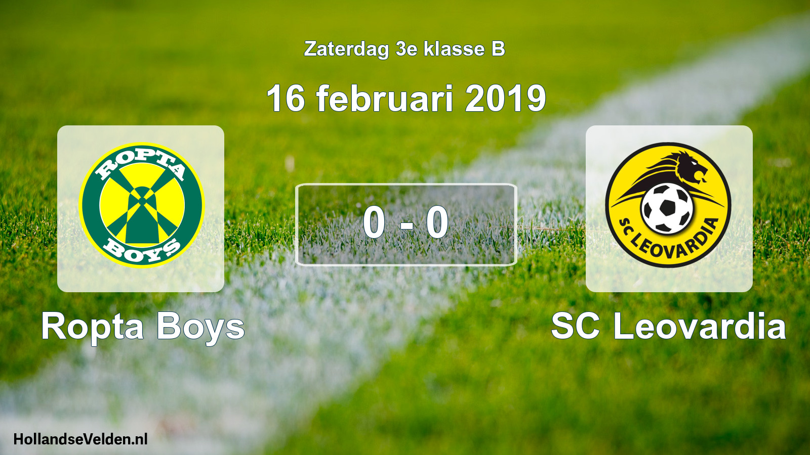 Total number of matches played: Ropta Boys - SC Leovardia 0 - 0 (16 February 2019)