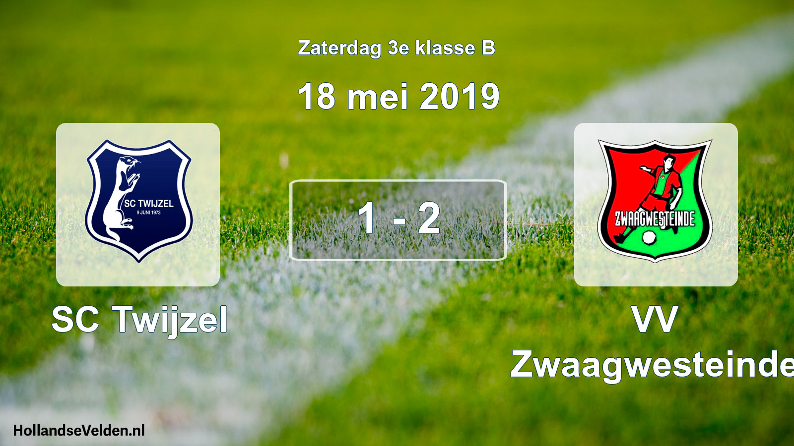 Total number of matches played: SC Twijzel - VV Zwaagwesteinde 1 - 2 (18 May 2019)