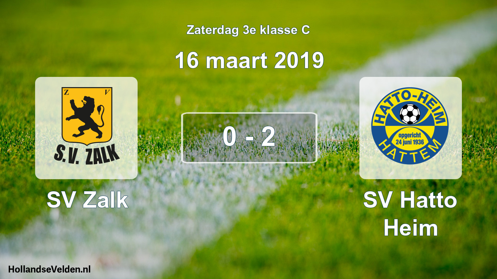 Total number of matches played: SV Zalk - SV Hatto Heim 0 - 2 (16 March 2019)