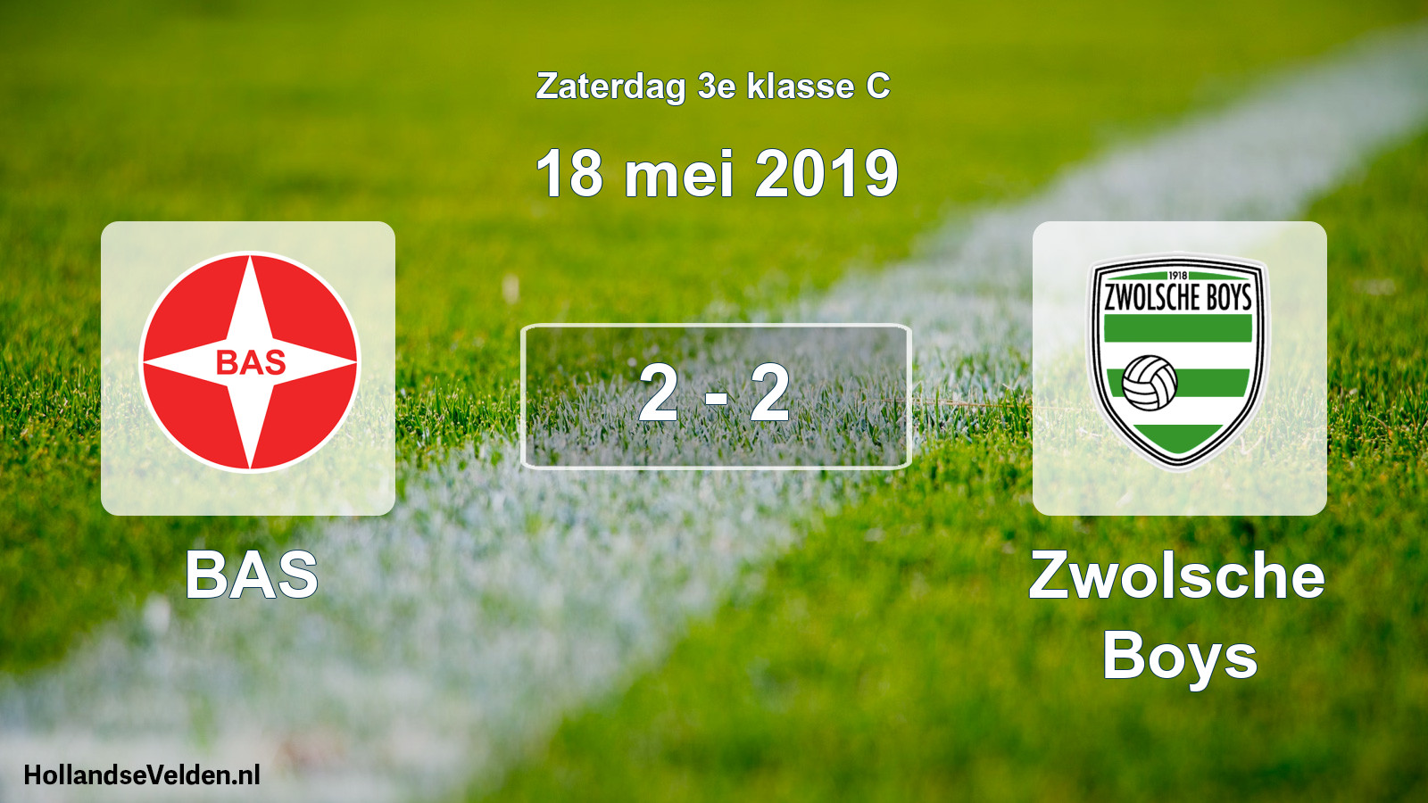 Total number of matches played: BAS - Zwolsche Boys 2 - 2 (18 May 2019)