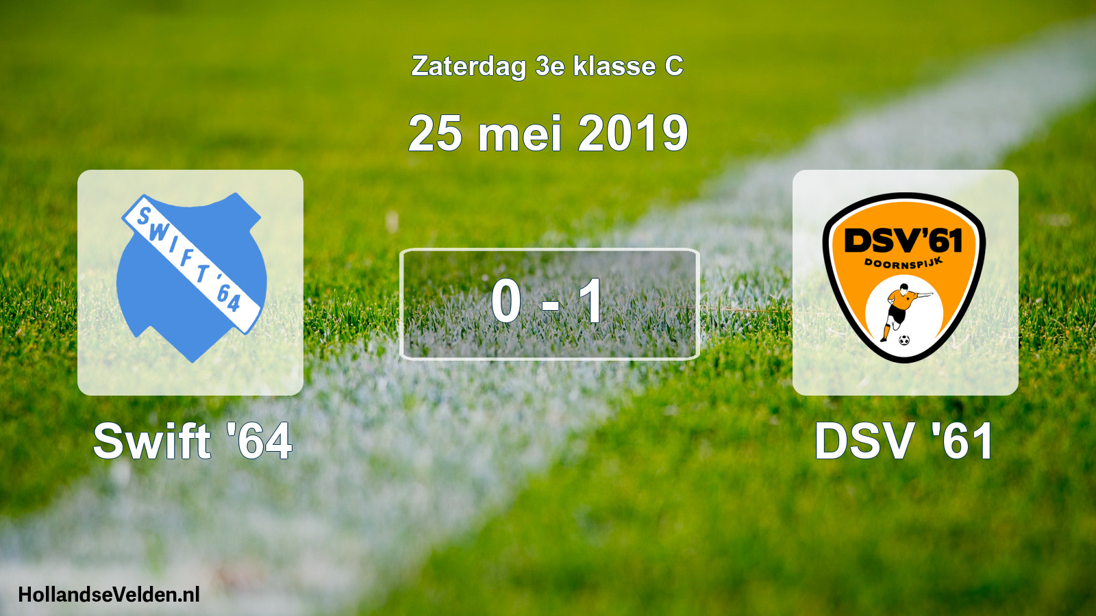Total number of matches played: Swift '64 - DSV '61 0 - 1 (25 May 2019)