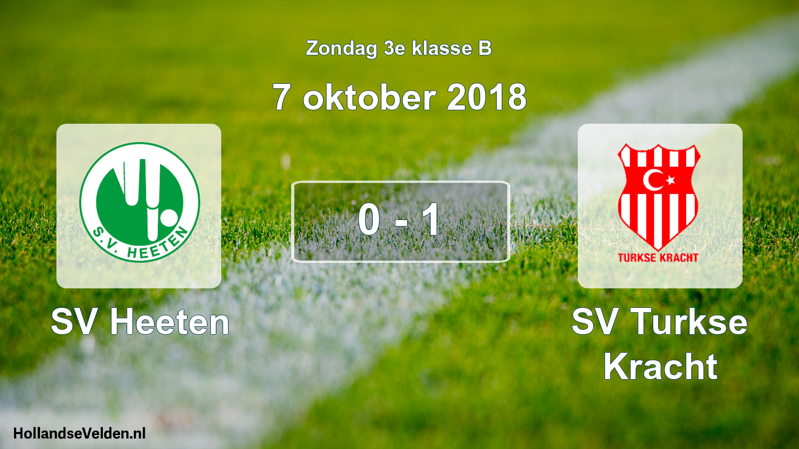 Total number of matches played: SV Heeten - SV Turkse Kracht 0 - 1 (7 October 2018)