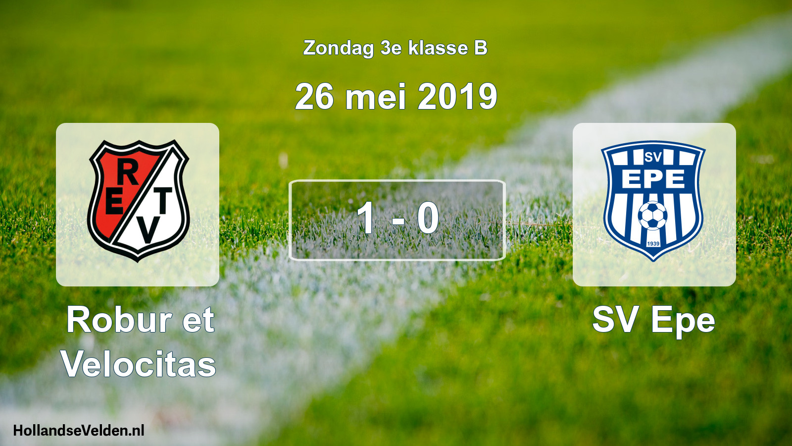 Total number of matches played: Robur et Velocitas - SV Epe 1 - 0 (26 May 2019)
